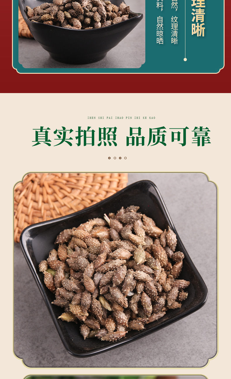 Cang Er Zi Powder (Xanthium sibiricum) — De-Spined Cocklebur Fruit Powder, 500g preparation