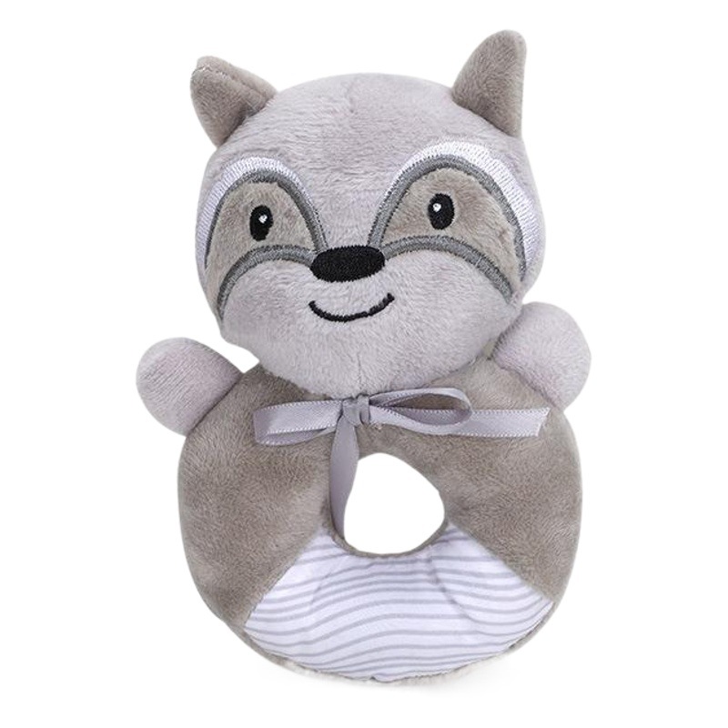 BBSKY bebé de peluche de dibujos animados animal de juguete sonajero mano agarre palo bebé mano sonajero BB palo manivela anillo sacudir palo
