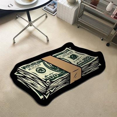 Avtomobil döşəmə paspasları: Wholesale Amazon Entrance Floor - rzxx-dollar-banknote-3-4060cm-floor-mat