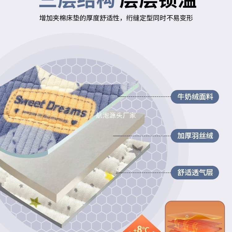 ミルクベルベットベッドカバー単品厚みのある新しいコーラルベルベット畳暖かいプラスベルベットベッドシーツ3点セットシングルカンカバー|undefined