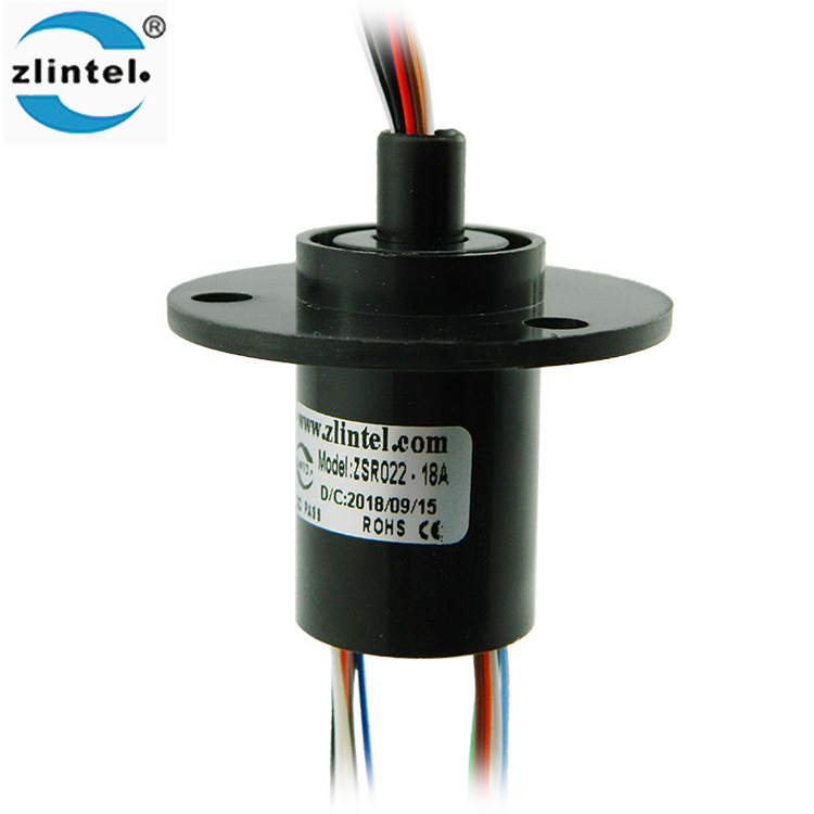 滑环厂家直营帽式导电滑环 外径22mm18路每路2A集电环滑环导电环