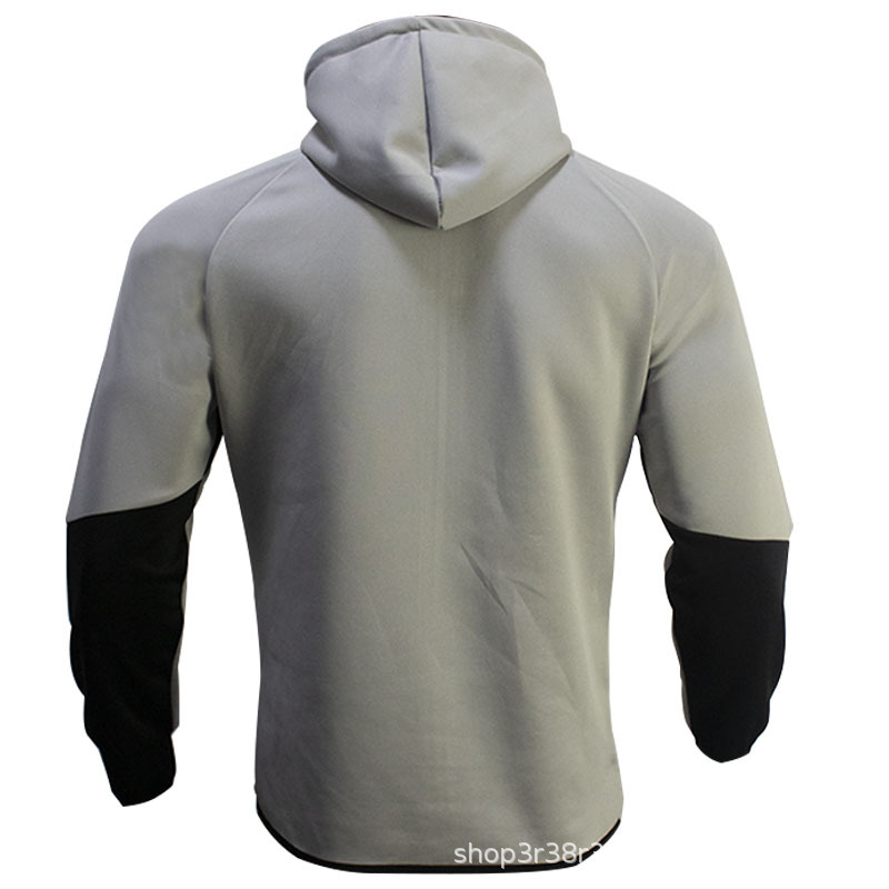 001 Felpa con cappuccio a due pezzi, stile casual, con cappuccio, marchio di moda trendy da uomo transfrontaliero, modello sportivo, autunno_voghion.com