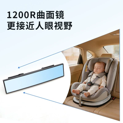 Safety Seat Reflector, In-Car Blind – Large field of view rear view auxiliary mirror