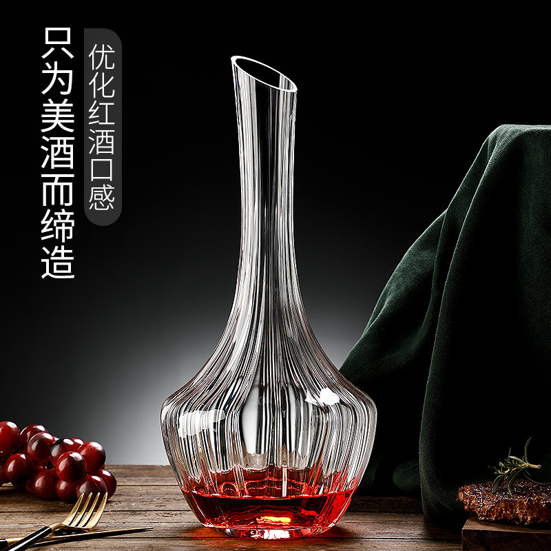 Guanshan cascada rápida decantador de vino europeo creativo iceberg filtro de vidrio separador de vino hogar