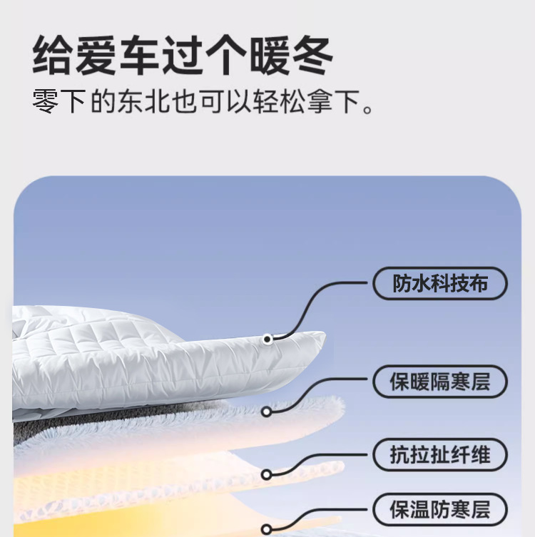 Car Windshield Anti-Freeze Cover, Winter Snow Shield, Frost Shield, Snow Cover, Sunshade, Snow and Wind Protection, Car Cover