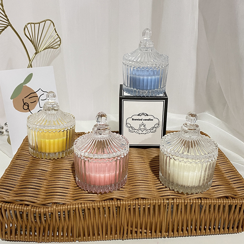 South Korea hot ins soy wax deodorant aromatherapy candle home restaurant applicable fragrance candle Cup handmade diy