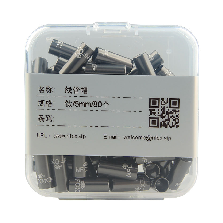 5mm color titanio 80 piezas/caja