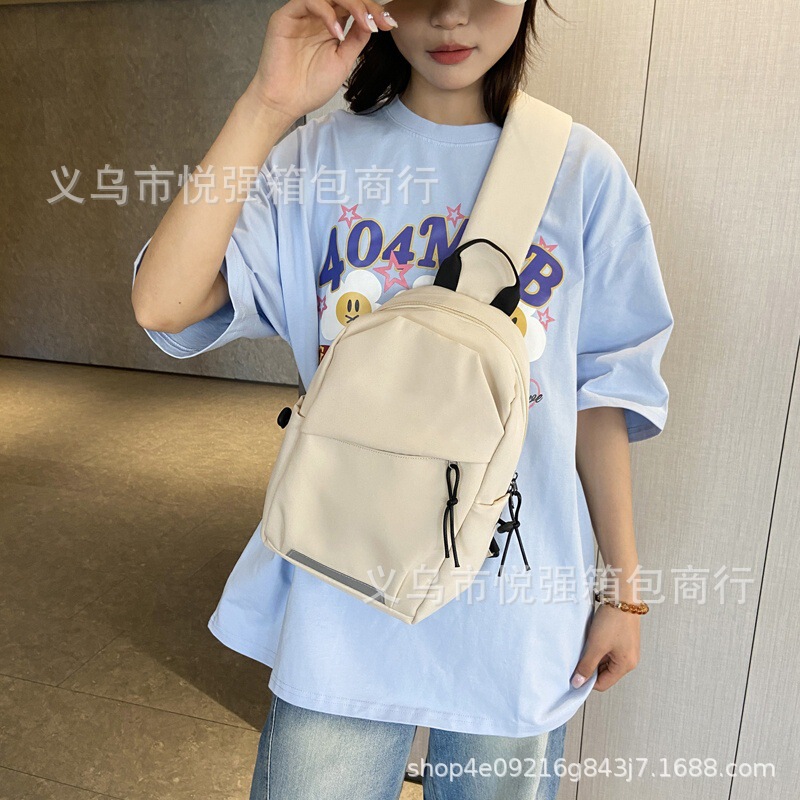 Men's and Women's Casual Summer Chest Bag Large Capacity Crossbody Bag Travel Sports Street Fashion Brand North Face Nk Wholesale