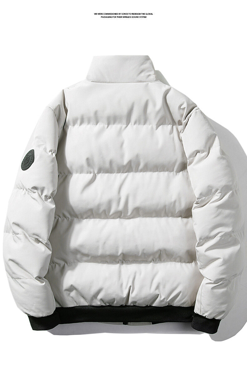 Men's Winter Cotton Jacket Thick Warm Loose Trendy Coat_voghion.com