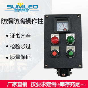 Explosion-Proof and Anti-Corrosion Control Button Box Operation Column Three-Proof Box Engineering Plastic Black Explosion-Proof and Anti-Corrosion Junction Box Electric Control
