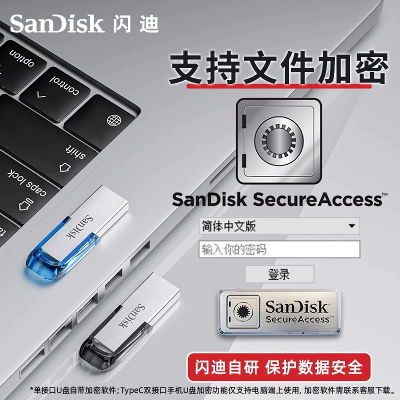 Высокоскоростной металлический USB-флеш-накопитель, подлинный, для ноутбука, 32 ГБ, 64 ГБ, 128 ГБ