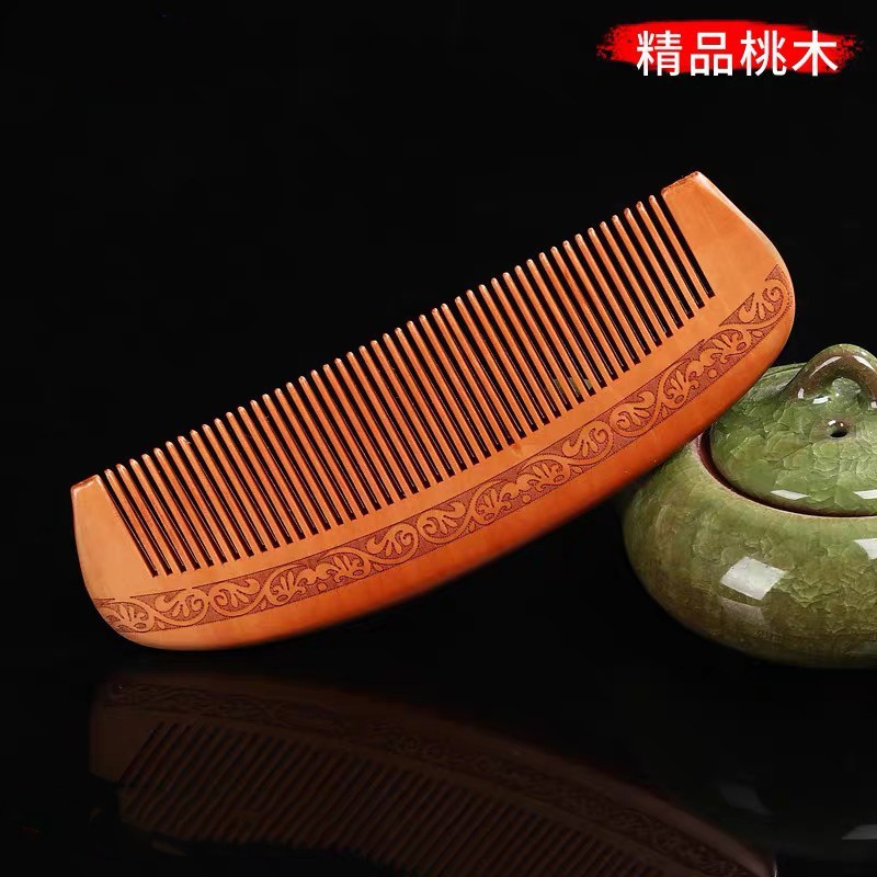 Pein de cabello recto para hombres anti-alopecia portátil antiestático casado para mujeres pein de madera de sandalwood