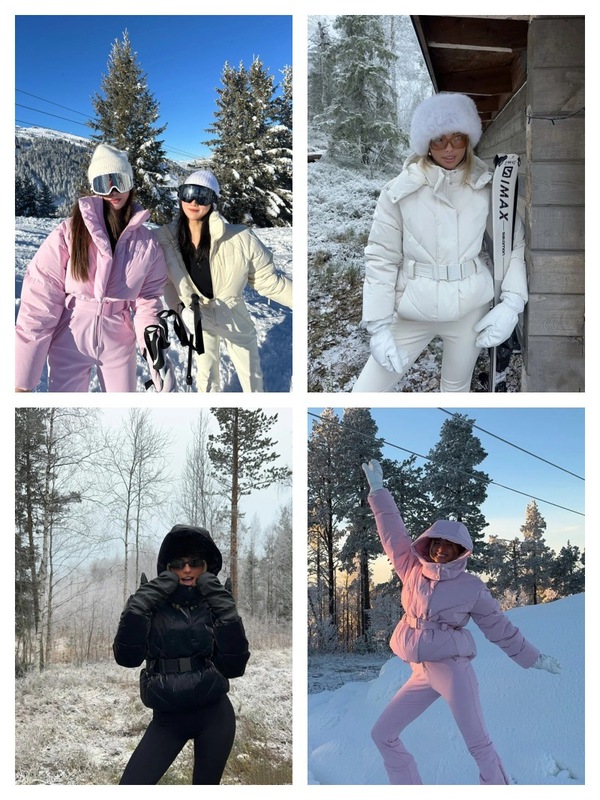 现货2025冬季ALO欧美风加绒加厚百搭滑雪服收腰棉服外套保暖宽松|undefined