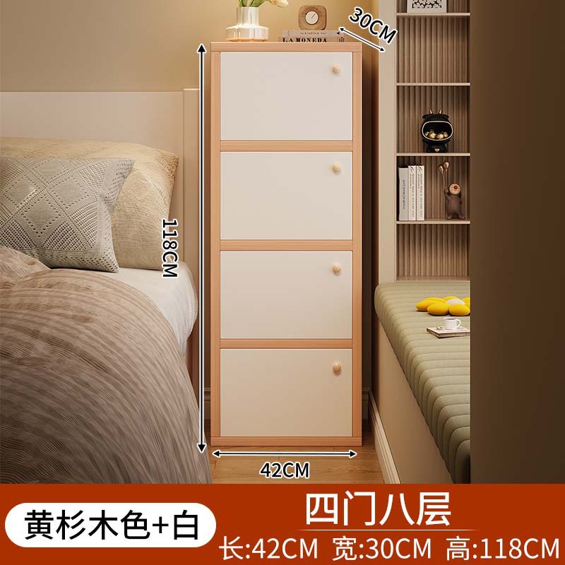 Mesita de noche, cabecera de cama, dormitorio doméstico, estante exquisito y simple, armario de almacenamiento, armario de almacenamiento, armario lateral, armario nuevo