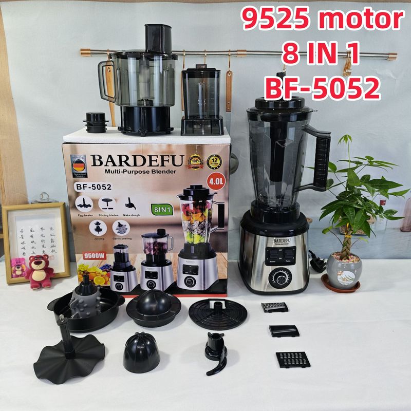 跨境8in1blender纯铜不锈钢大功率绞肉碎冰榨汁机搅拌机双杯设计|undefined