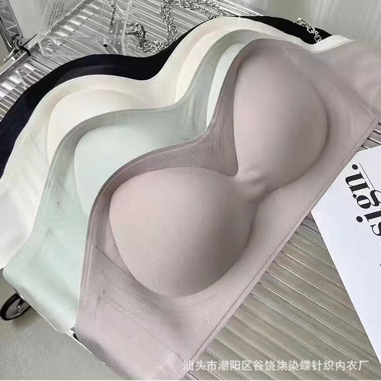 Miracle Strapless Seamless Non-slip Underwear Women's Invisible Push-up Strapless Non-rimless Anti-sagging Breast Bra Miracle Strapless Seamless Non-slip Underwear Women's Invisible Push-up Strapless Non-rimless Anti-sagging Breast Bra