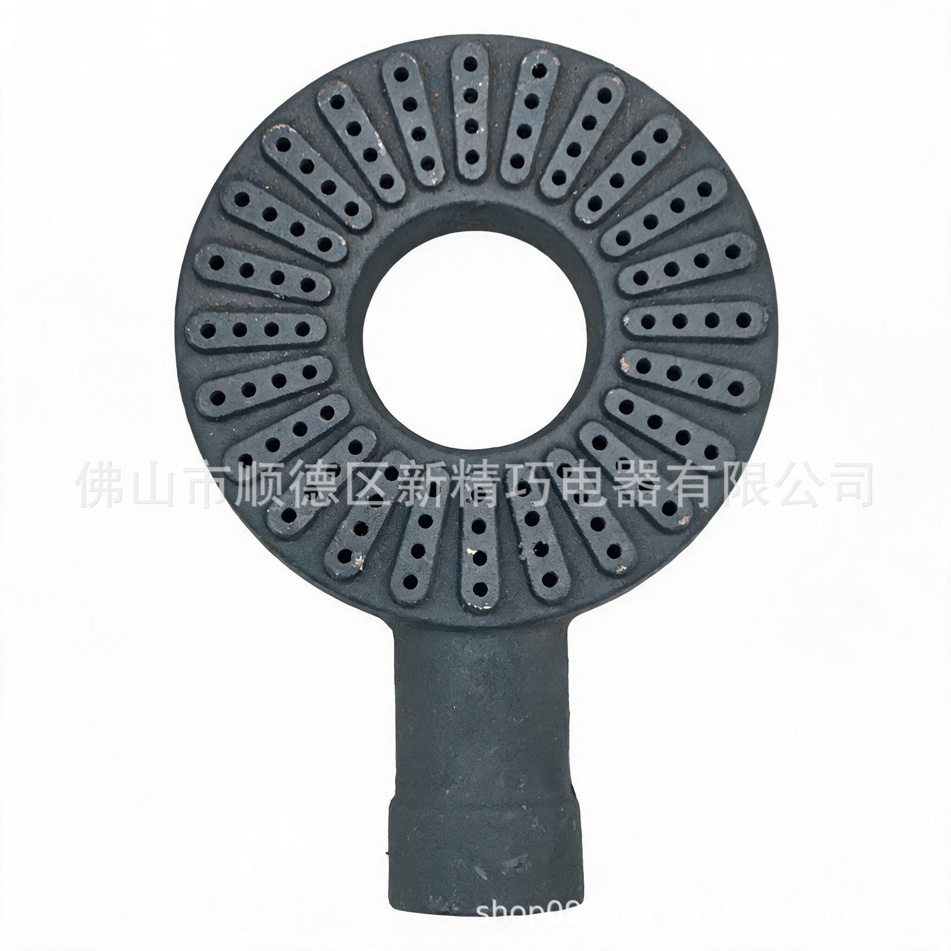 Exportación comercial transfronteriza hierro fundido fuego rápido doble tubo horno ligero dos anillos arena verde accesorios de horno de hierro fundido núcleo integrado image 5