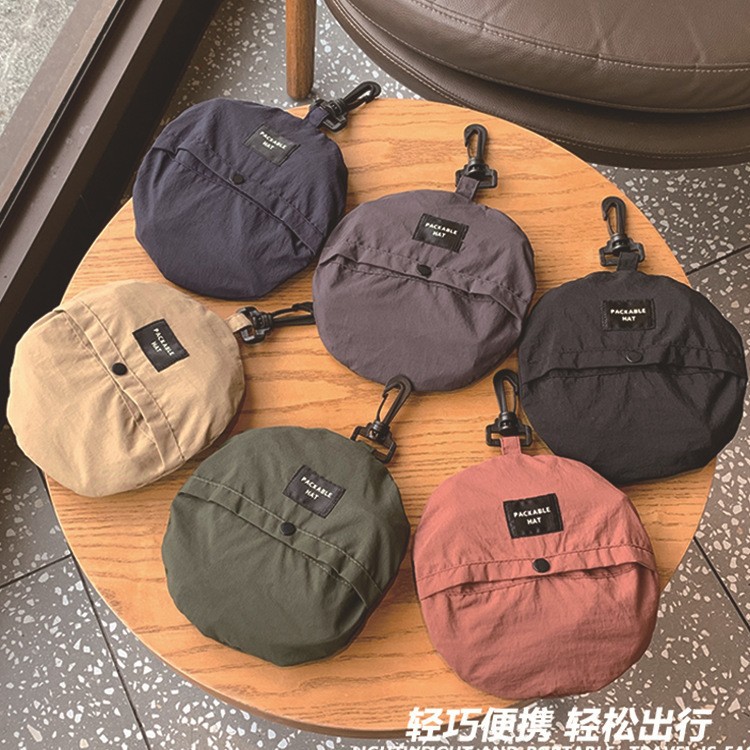 夏季速干防水可折叠包包渔夫帽便携可收纳户外帽子专用男士登山帽