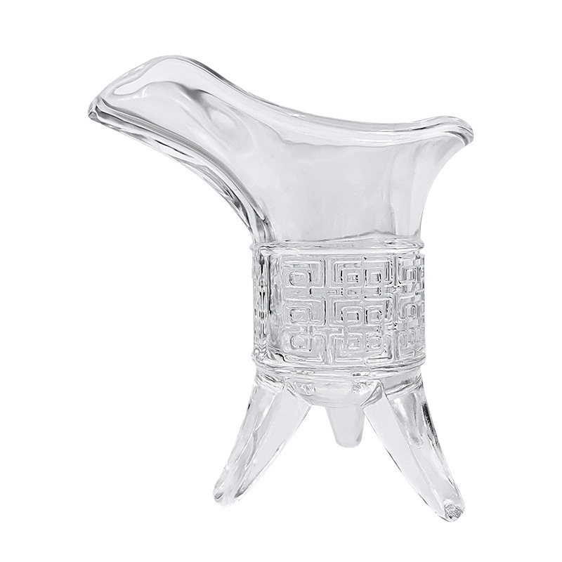 Botella de vino antigua creativa, copa de vino blanco de vidrio, dispensador de vino pequeño, copa de emperador antiguo, personalidad del hogar, copa de licores