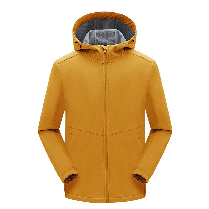 鸟同款情侣男女连帽软壳冲锋衣三防科技面料户外出行外套登山服装|undefined