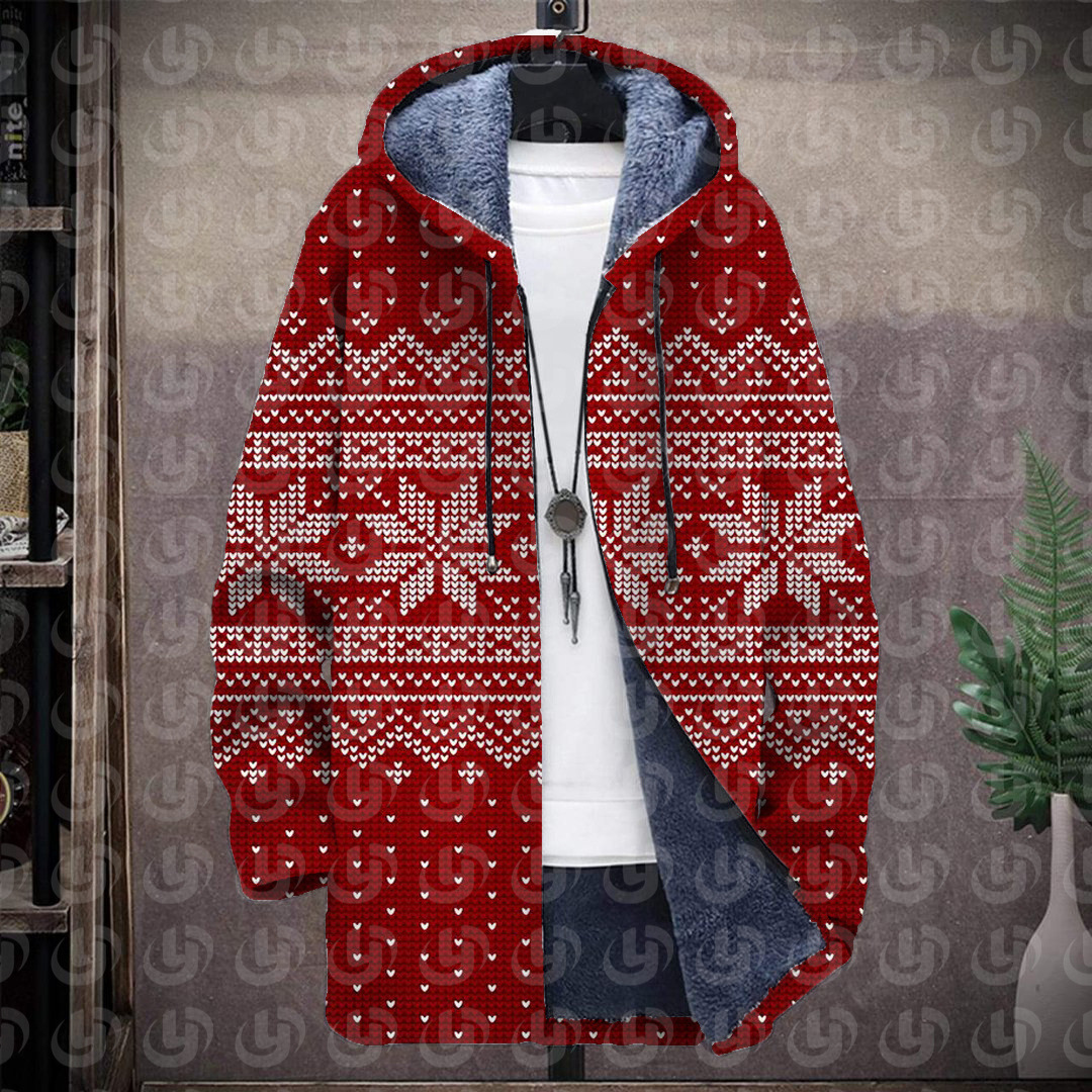 Transfronterizos otoño invierno chaqueta de hombre impresión digital 3D de Navidad chaqueta caliente de moda chaqueta de lujo ligera para hombres