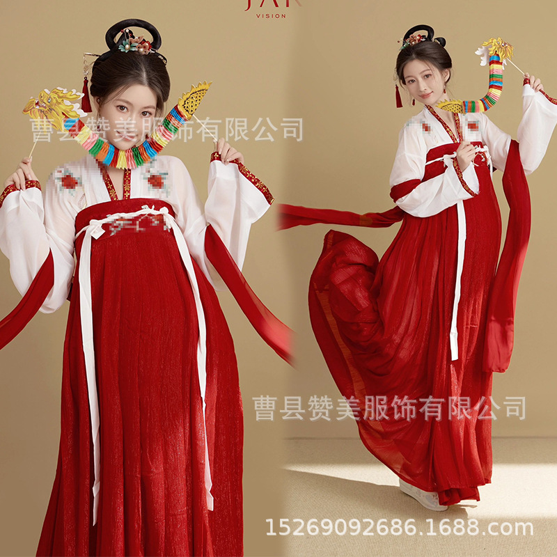 Studio New Dragon year maternity photo photo ancient style hanfu suit retro simple fairy maternity photo clothing
