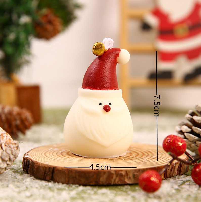 クリスマスのお土産クリスマスツリーの形の幾何学的なアロマキャンドルcandleクリスマスの雰囲気装飾品卸売り|undefined