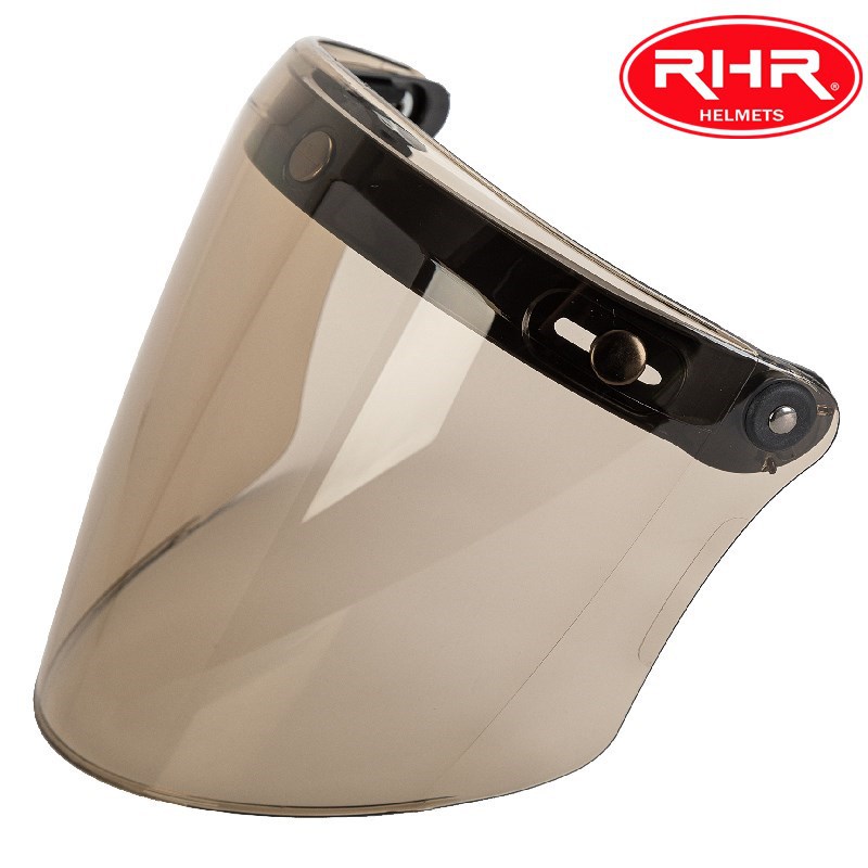 Three button motorcycle helmet with lens, helmet modification and installation of windshield, universal motorcycle helmet with straight face lens