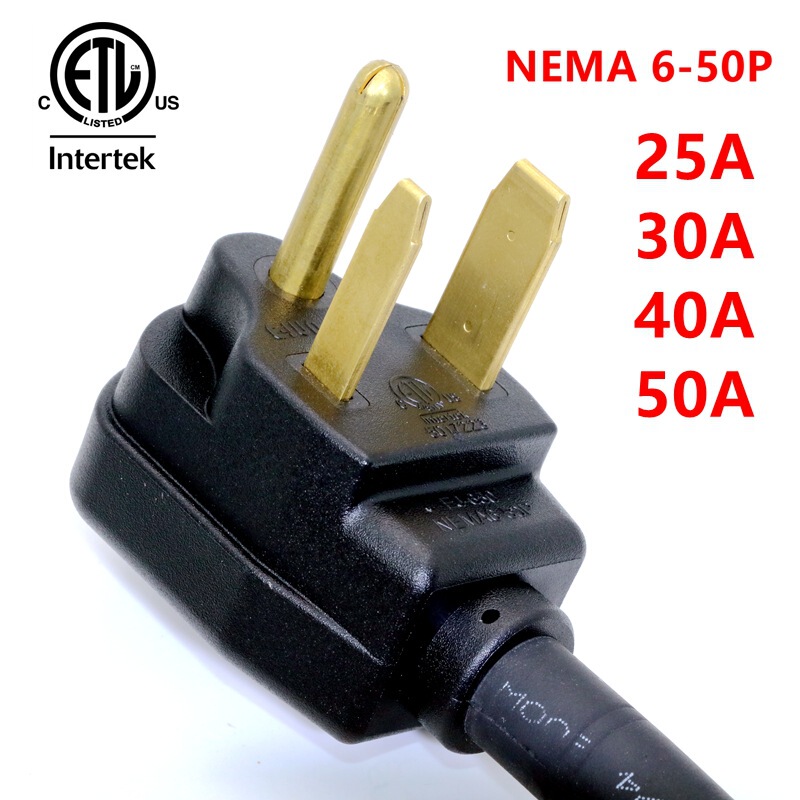6-50P American standard three-prong plug, American standard power cord, heater, generator, electric vehicle charger, industrial plug cord 6-50P American standard three-prong plug, American standard power cord, heater, generator, electric vehicle charger, industrial plug cord