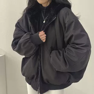 Пуховик женский, корейский стиль oversize — тёплый демисезонный
