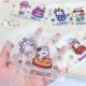 Cartoon Cute Animal Snack Jewelry Self-sealing Bag Girl's Heart Biscuit Candy small size Mask Storage Bag Candy Bag