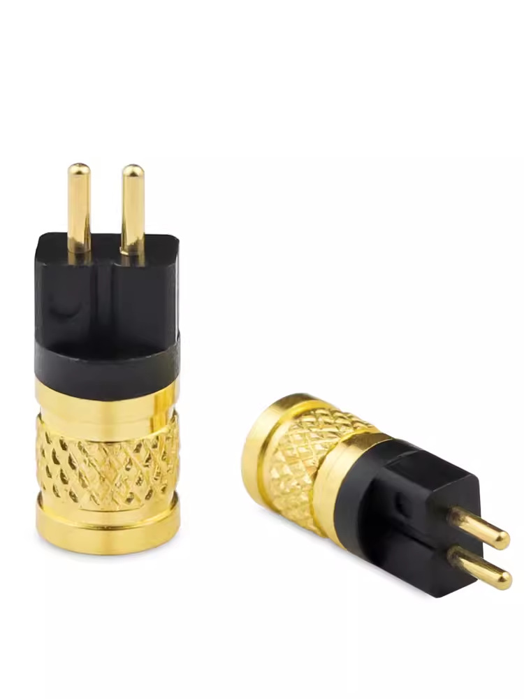 Okcsc 0,78mm macho a MMCX hembra adaptador 2PIN 0,78 a MMCX macho a hembra adaptador de auriculares