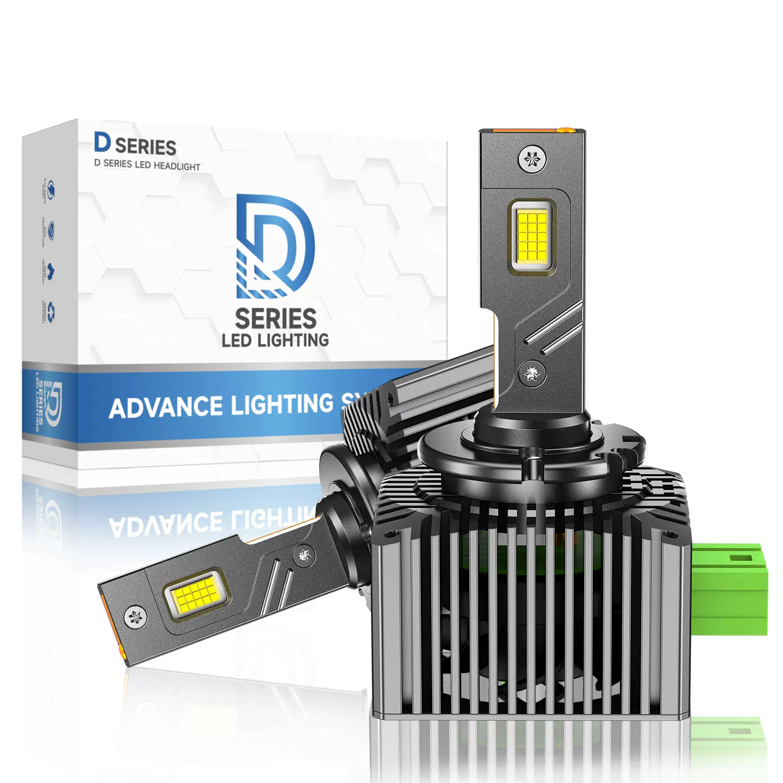 灿特汽车LED大灯D1S D2SD2R D3S D4S D5SD8S超强解码D系列LED大灯