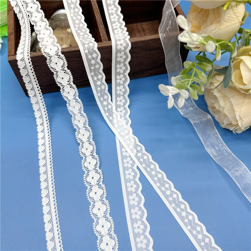 Эластичное кружево 1 см, кружевная тесьма 1,5 см, кружевная отделка для одежды, кружевная тесьма с сердечками, аксессуары для одежды