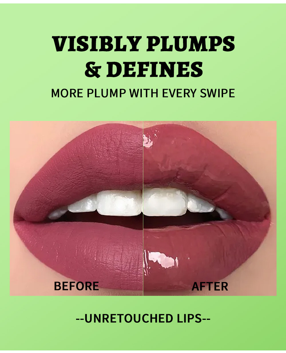 Wunderschönes Make-up, langanhaltende Feuchtigkeit, transparentes Wasserglanzöl, feuchtigkeitsspendende und fruchtige Lippen, spiegelförmig_voghion.com