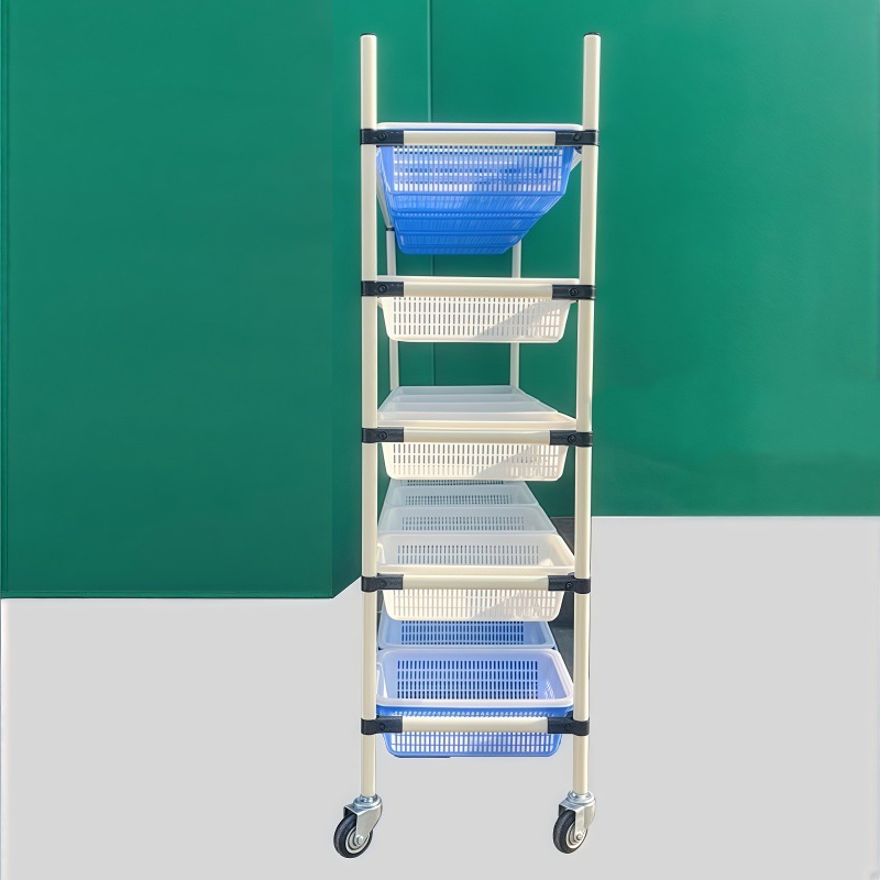 電気商倉庫ピッキングトラック調節可能平面斜面静音仕分け配送車回転トロリー構造ラック