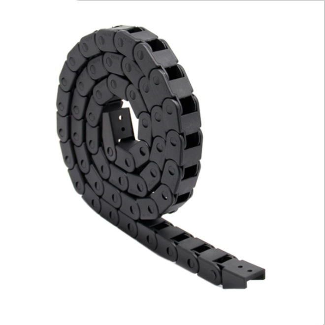 电缆穿线轻型机械拖链 桥式线槽工程尼龙拖链10x10