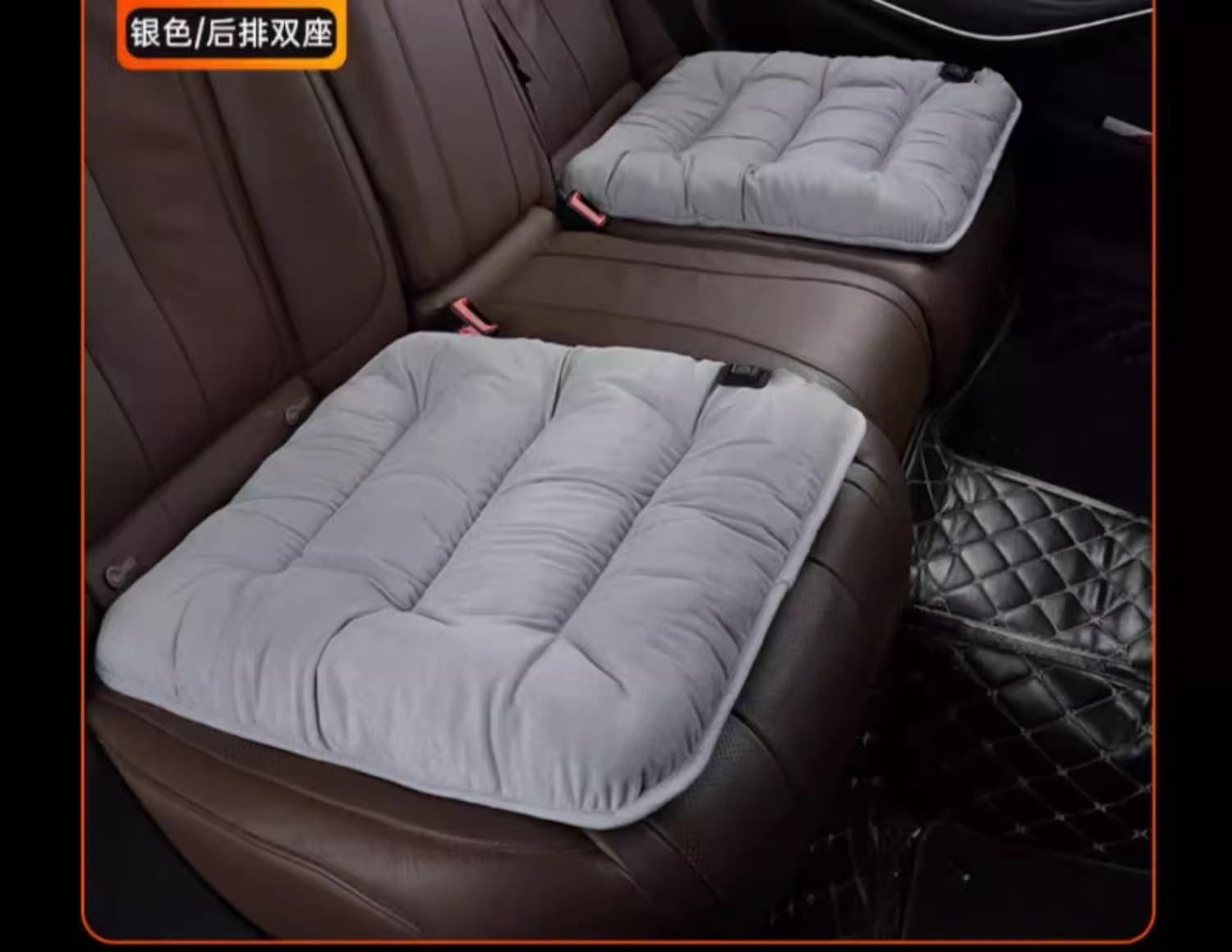Graphene Car Heated Seat Cushion Winter Plush Seat Pad 12V Universal Car Warm USB Electric Single-Piece Pad