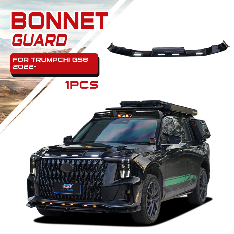 Aplicable Trumpchi gs8 lámpara de streamer bloque de grava modificado motor todoterreno cubierta de la máquina bloque de arena GX Traveller