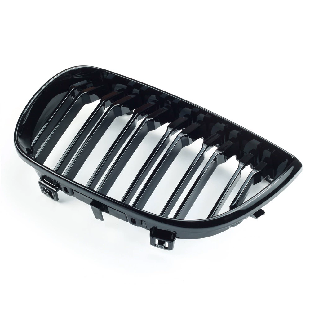 Applicable to 04-11 BMW 1 Series E81E87 modified front face front bar middle network air grille double single bar