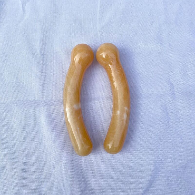天然晶洞石水晶按摩棒摆件 图 4