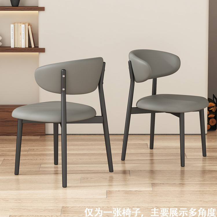 【업그레이드 고양이 발톱 가죽】 블랙 프레임 + 라이트 그레이 가죽