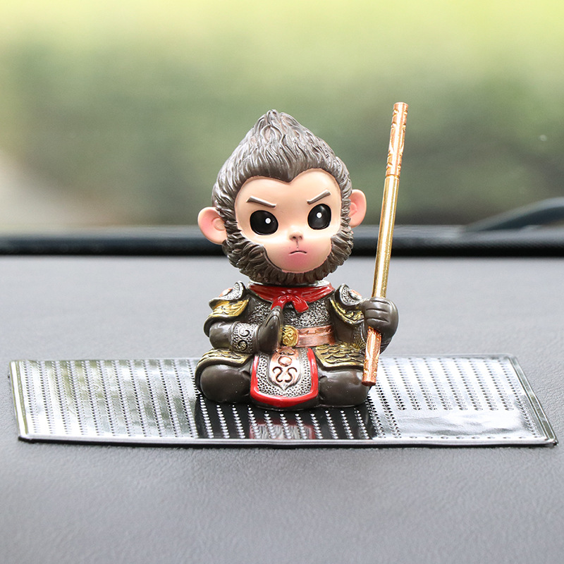 Black Myth Wukong Decoration Creative Cartoon Great Sage Doll Boys Car Supplies New Car Decoration Boys Car Products