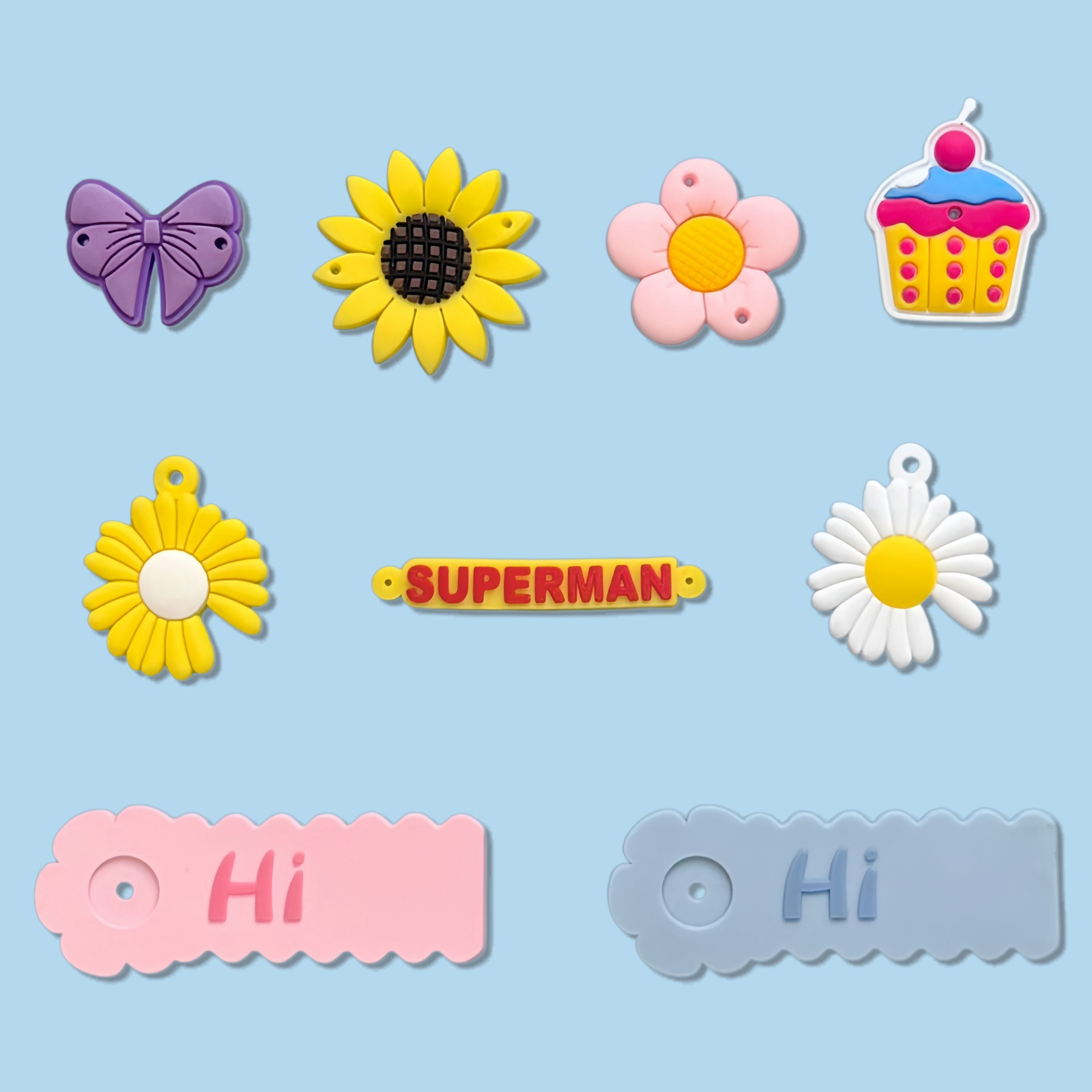 PVC 소프트 젤 캐릭터 장식 부품 DIY 의류 슬리퍼 가방 액세서리