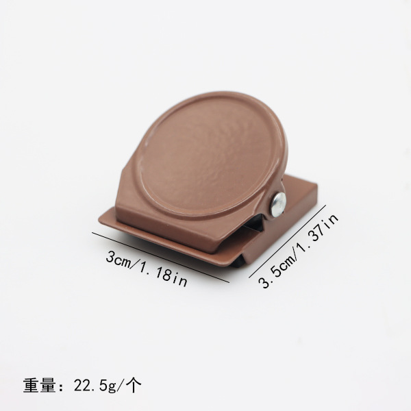 跨境糖果色强力磁吸夹子磁性冰箱贴彩色金属便签夹磁铁照片夹批发|undefined