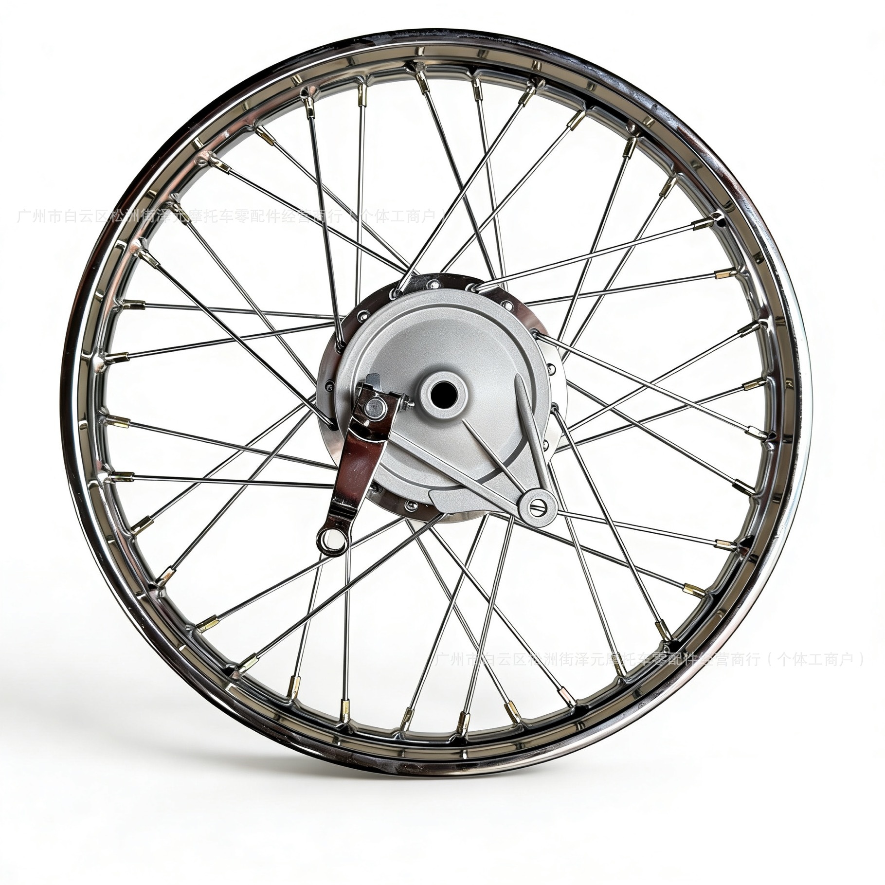 Cg125 Motorcycle Rim Zj125/Cg125 Motorcycle Modified Retro Wheel Front and Rear Wheel Assembly Set