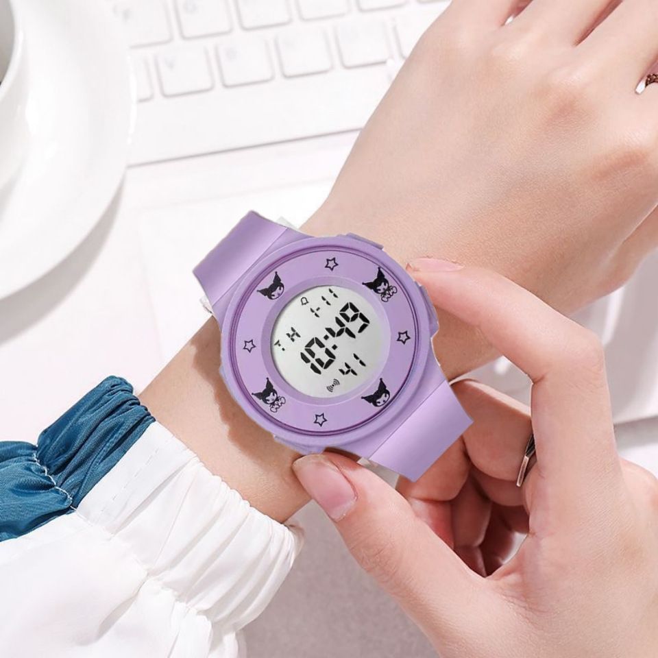 Nueva Pacha perro de dibujos animados reloj lindo creativo de los niños deportes LED reloj electrónico multifuncional estudiante reloj