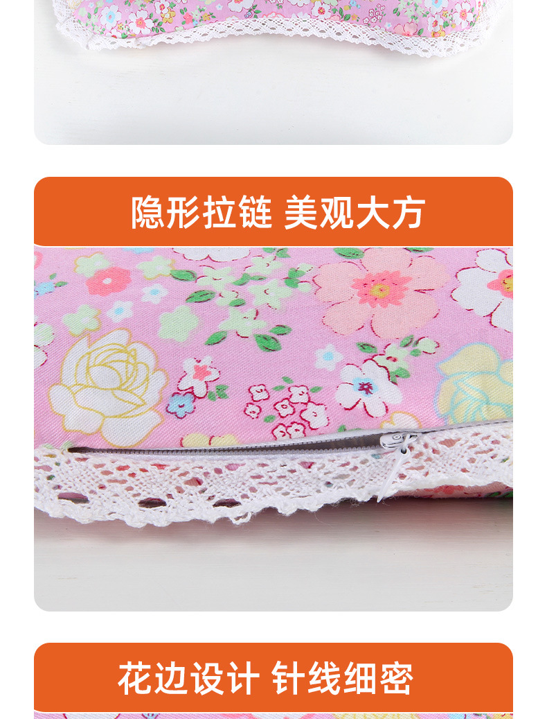 Children Mugwort Pillow Ai Ye Pillow with Old Cotton Cover for Sleep and Neck Support Home and Kindergarten Use in use