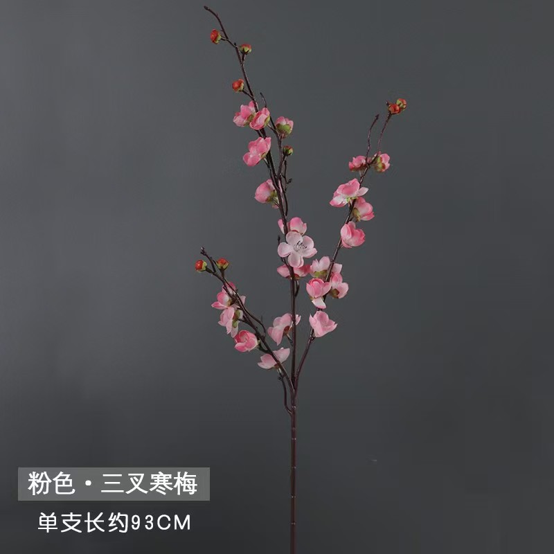 작은 세 갈래 매화 핑크