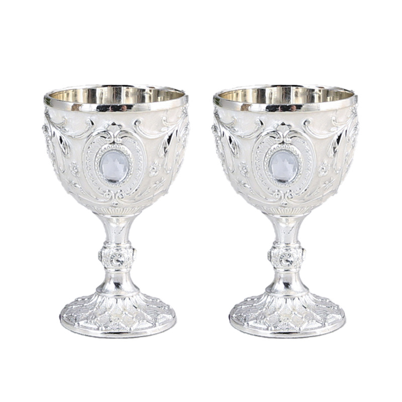 Copa de Venta caliente transfronteriza Copa de oro vino banquete pequeña copa de vino té suministro de agua taza de agua bendita taza de vino Decoración